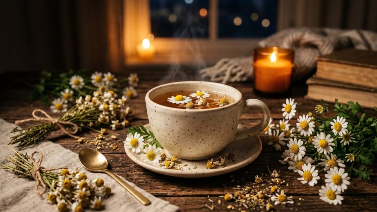 Chamomile tea isn’t just a cozy ritual — a compound in it gently dials down your nervous system