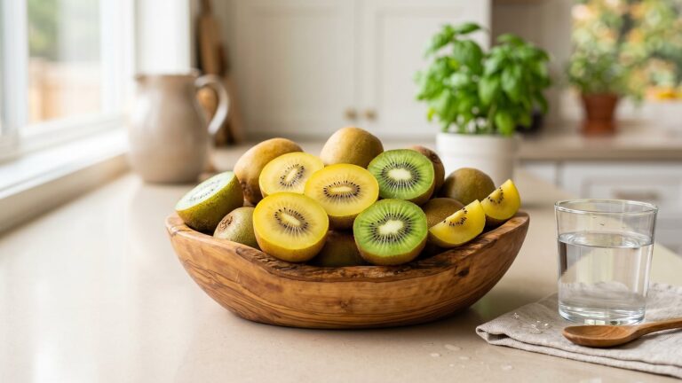 A real trial pitted 3 kiwifruit a day against a top fiber supplement for constipation — the fruit won