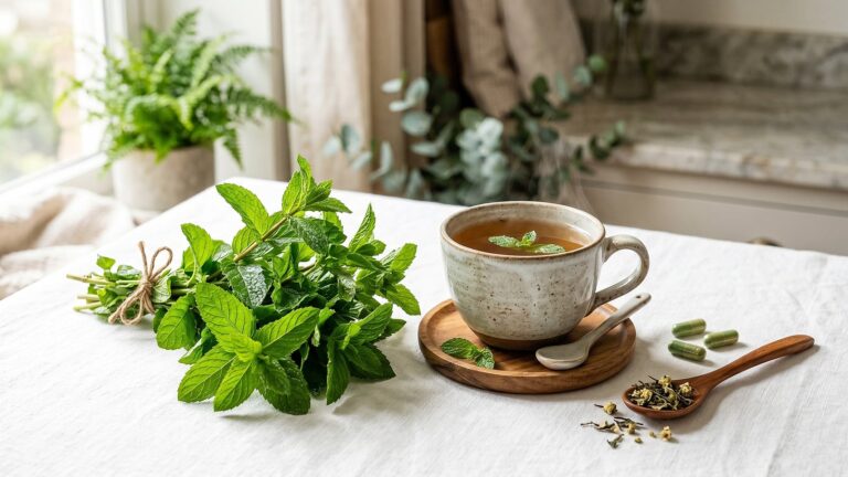 That bloating and cramping after meals isn’t just ‘how your stomach is’ — peppermint relaxes the muscle behind it