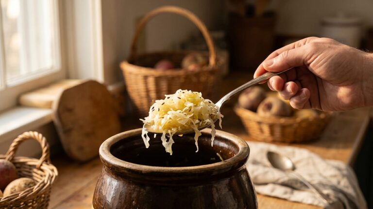 Your grandmother’s daily spoon of fermented cabbage did something for her gut that modern microbiome science is only now able to explain